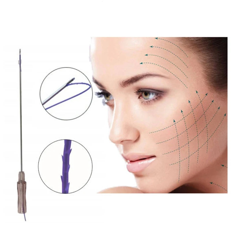 disposable embedding acupuncture pdo needle  pdo thread lift cog