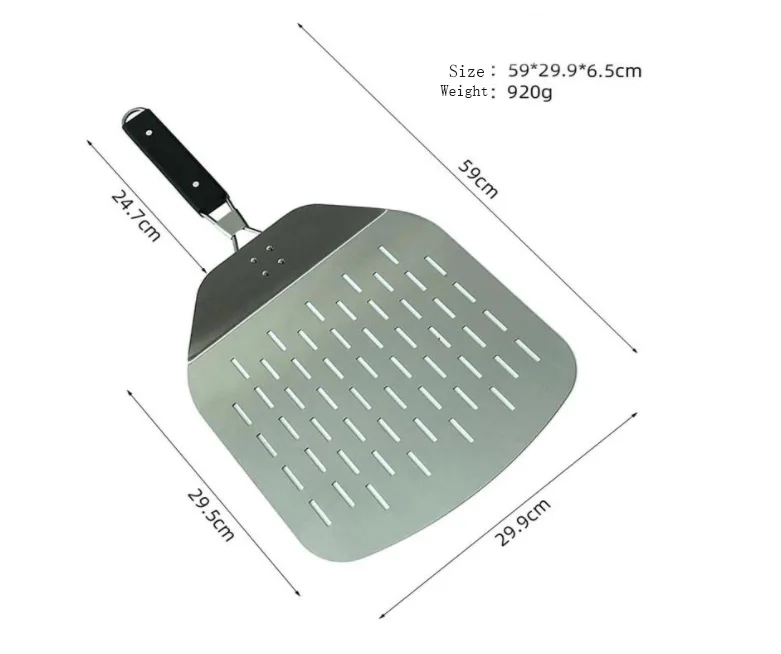 Hot Sell Pizza Tools Folding Handle Pizza Spatula Plate Premium Aluminum Pizza Peel