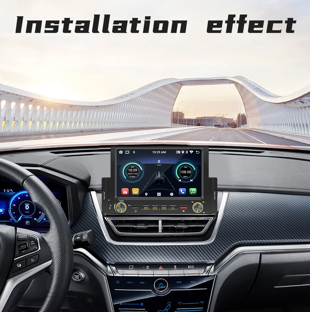 Автомобильный Dvd-плеер 6 2 дюймов сенсорный экран 4/5 г Wi-Fi 5 1 android 13