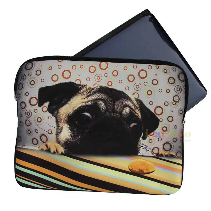 Multi-component  large capacity customized neoprene laptop bag with zipper