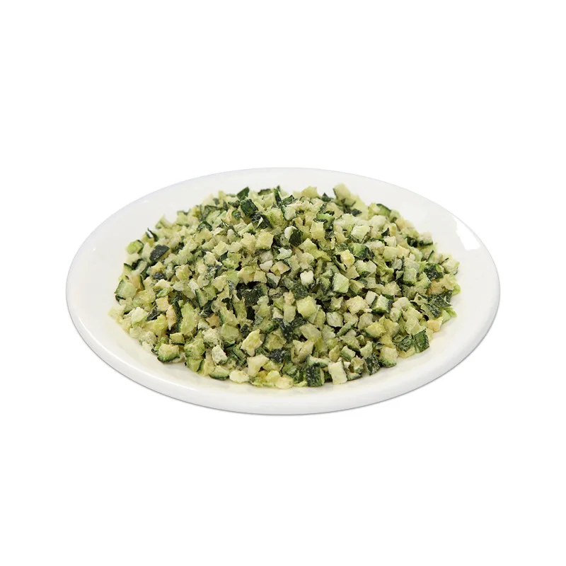 Wholesale Freeze Dried Cucumber Slice Dehydrated Green Vegetables Freeze Dried Cucumber