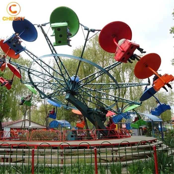 Luna park carnival games Зонт двойная Летающая качели вращающаяся для парашюта