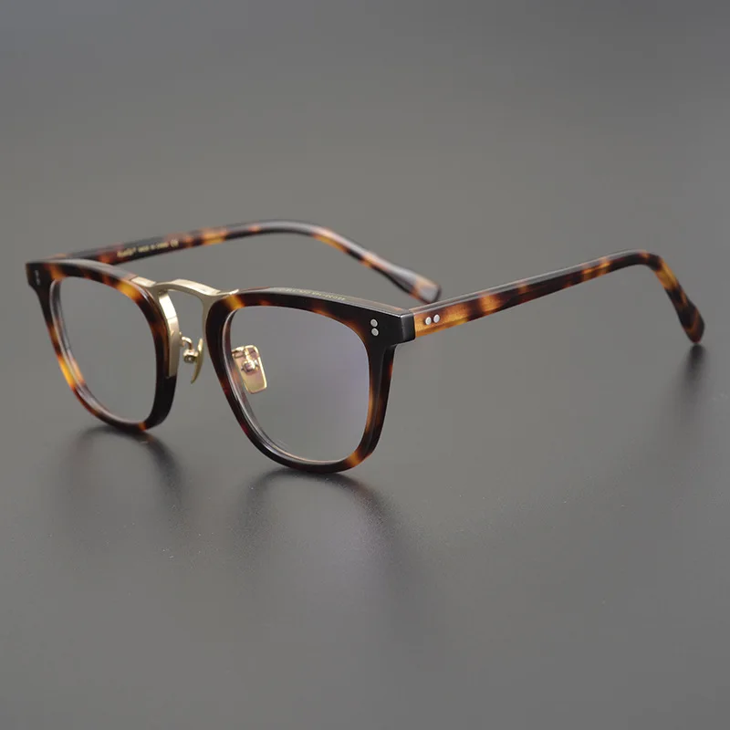 2023 New Japan 100% Handmade Pure Acetate Titanium Optical Luxury Top Quality Eyeglasses Frames