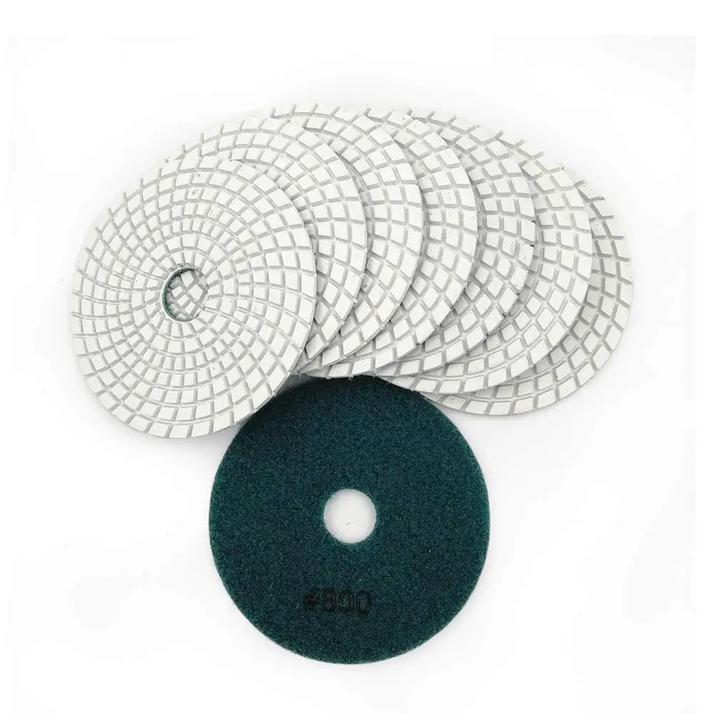 100mm Wet Diamond Hand Polishing Pad Granite Polishing Pads Marble Polishing Pads
