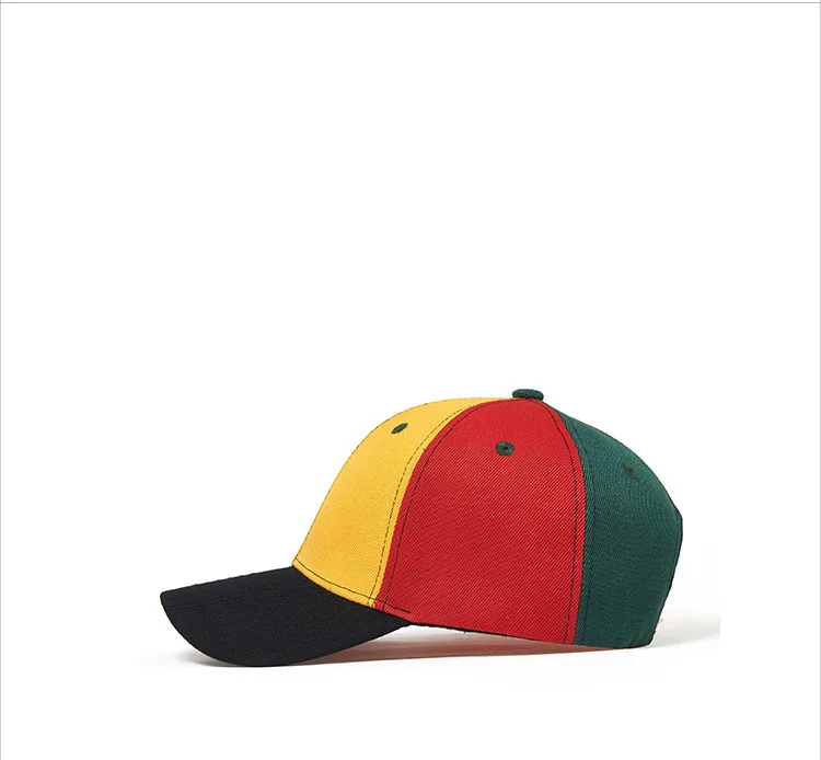 High Quality Promotional Hats Label Custom Logo 6 Panel Rainbow Baseball cap Trucker Hat Sports