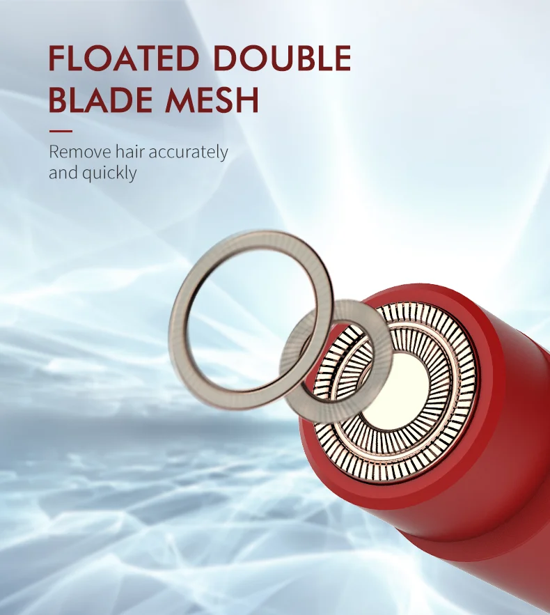 Makeup Painless Epilator Mini Shaver Razors Women Portable Facial Body Hair Remover Shaver Razor Electric Eyebrow Trimmer