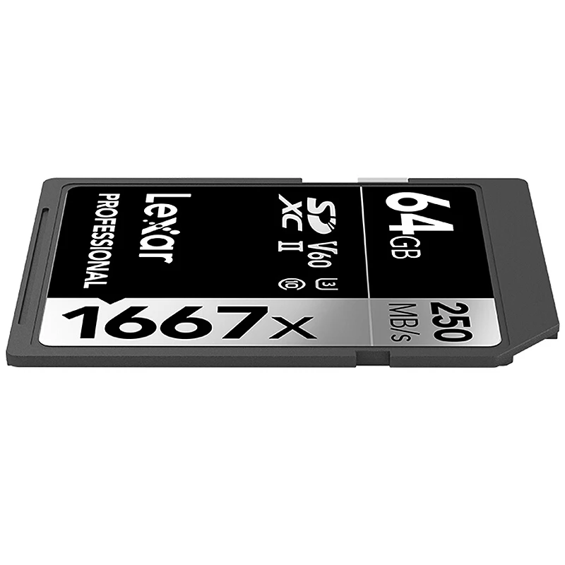 64 Гб/128 г/256 ГБ Высокое speedsdmemory CardU3 V60Memory карты read250MB/s Write120MB/s 1667X