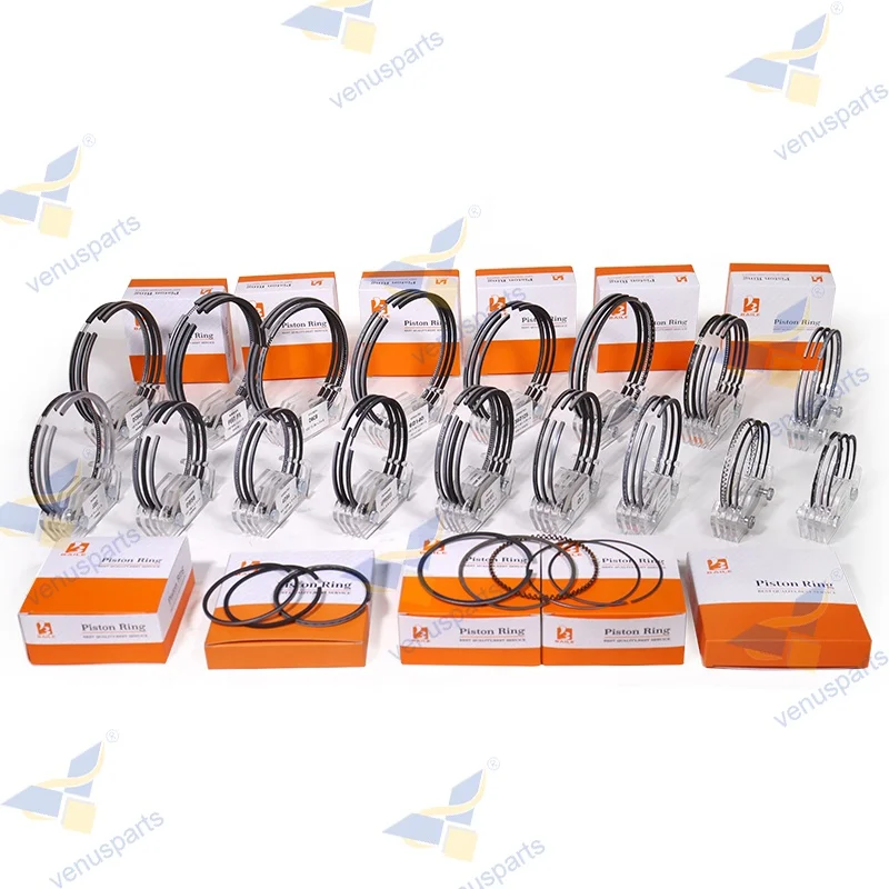 Engine Parts Piston Ring Set For Toyota 1KR Diesel Engine Ring Kit 13011-40052 Truck Replacements