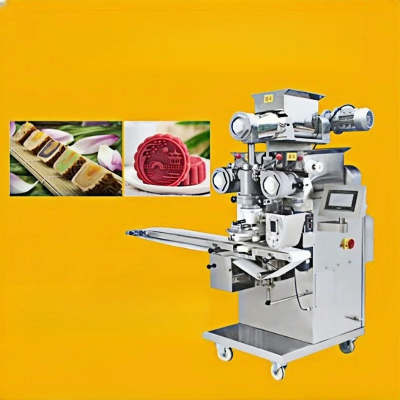 Sweet Mochi Fully Automatic Ice Cream Double Color Cookie Press Flour Mini Churros Tamale Falafel Machine