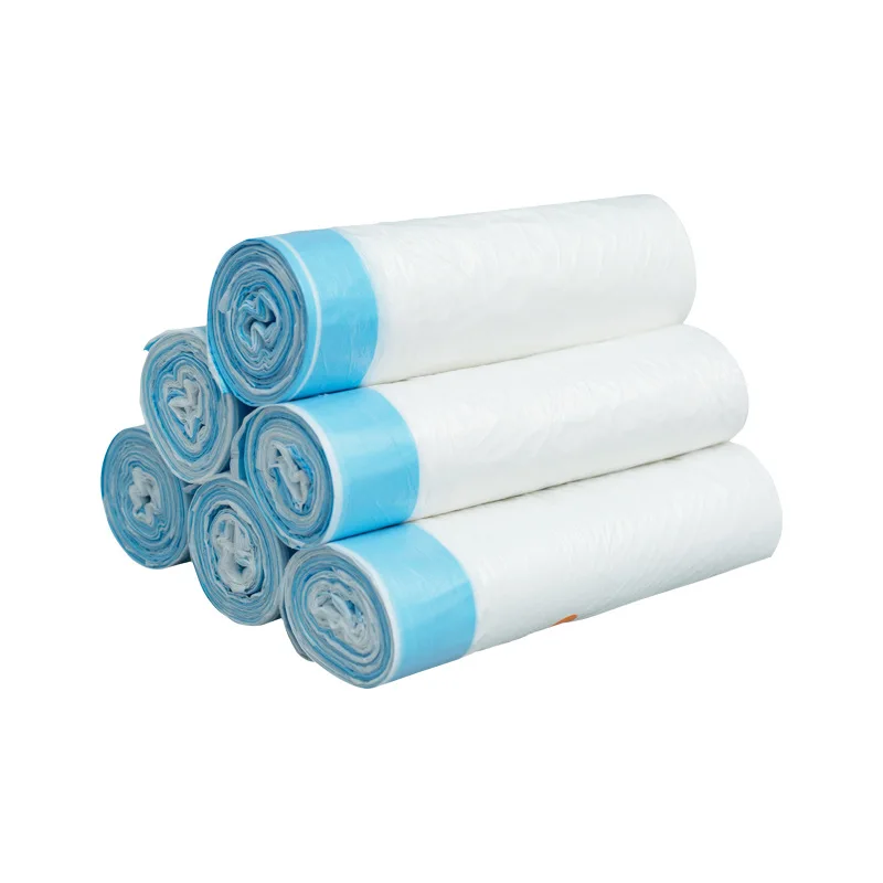 Factory Price  50 Rolls Garbage Bags Grey Black Blue Green Trash Bags Biodegradable Plastic