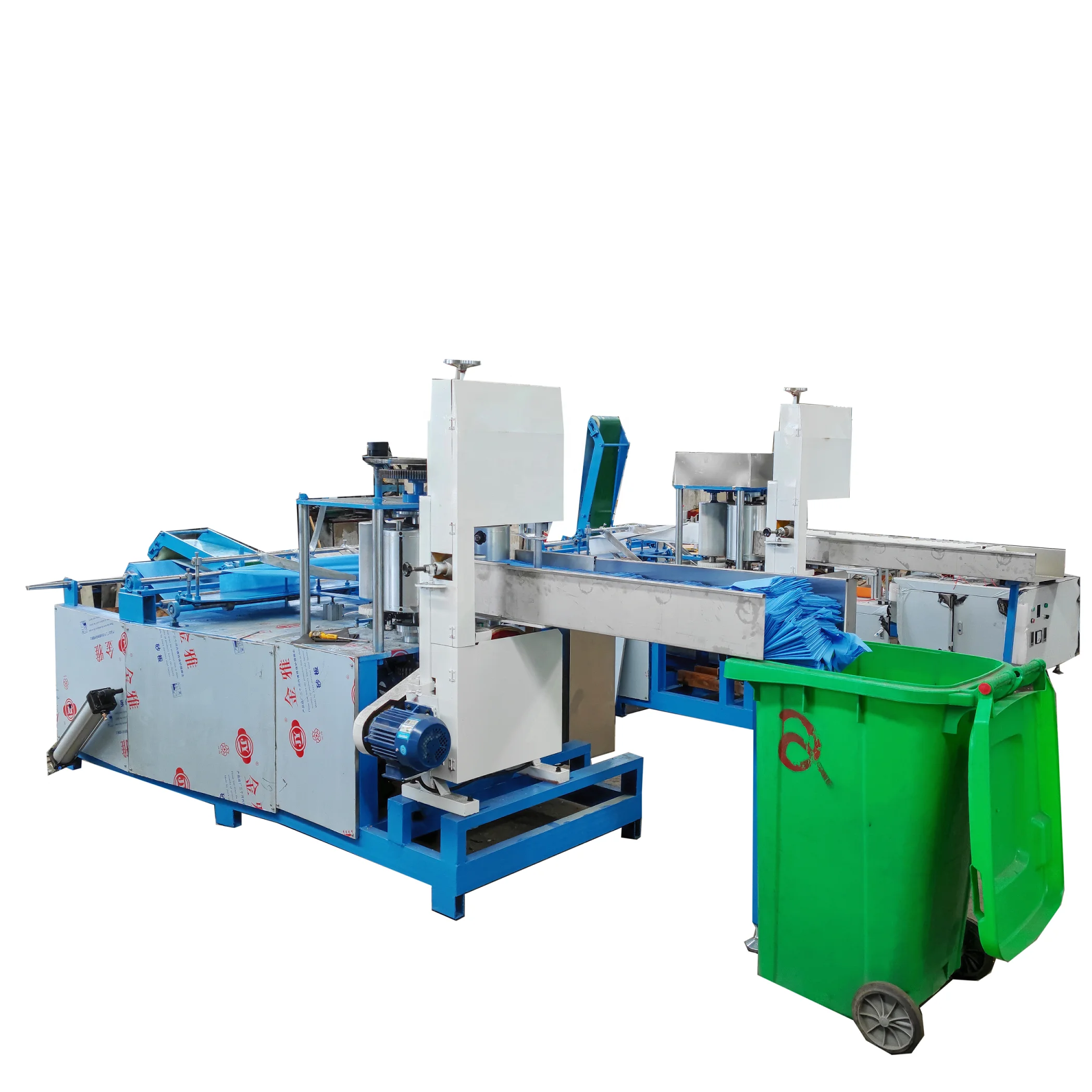 Disposal kitchen cleaning cloths kitchen wash cloth  Impregnated nonwoven fabric folding machine