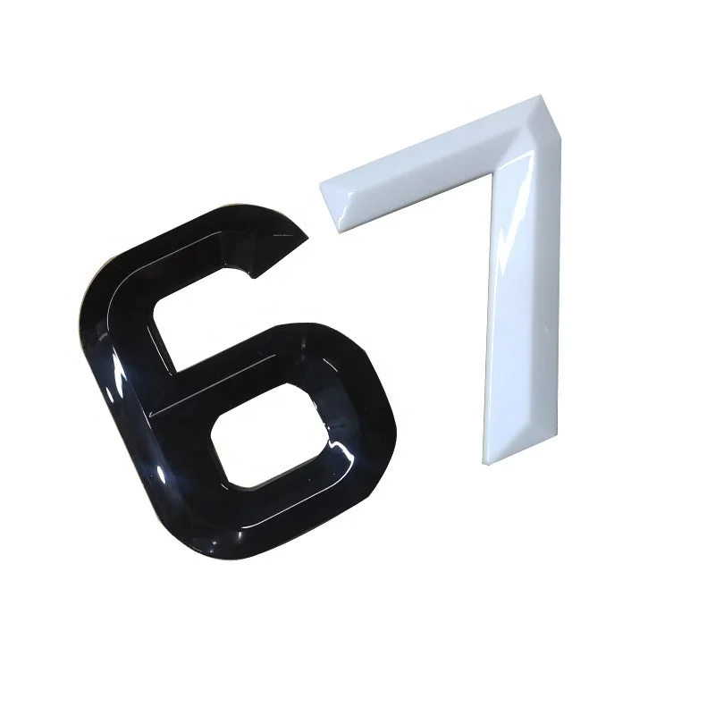 3D Plastic Door Numbers Hotel Room Address Door Numbers House Numbers