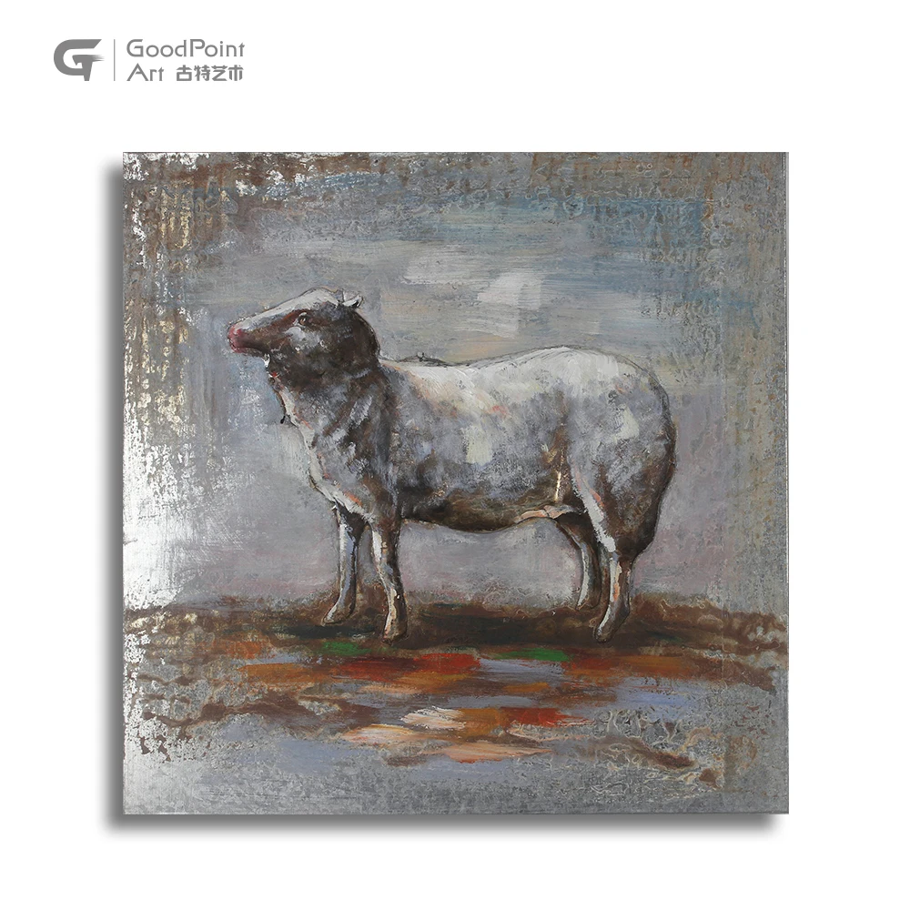 
Popular 3d oil painting wholesale art minds jersey cow baby room home decor wall 