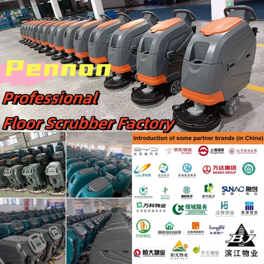 Pennon Battery Floor Washing Machine N3 Scrubber Drier Walk Behind Scrubber Dryer