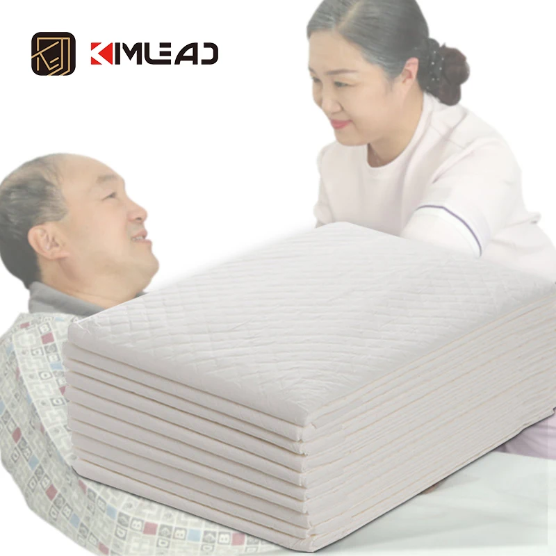 disposable incontinence bed pads heavy non-slip hospital bed pads for incontinence underp bed wetting disposable pad adhesive