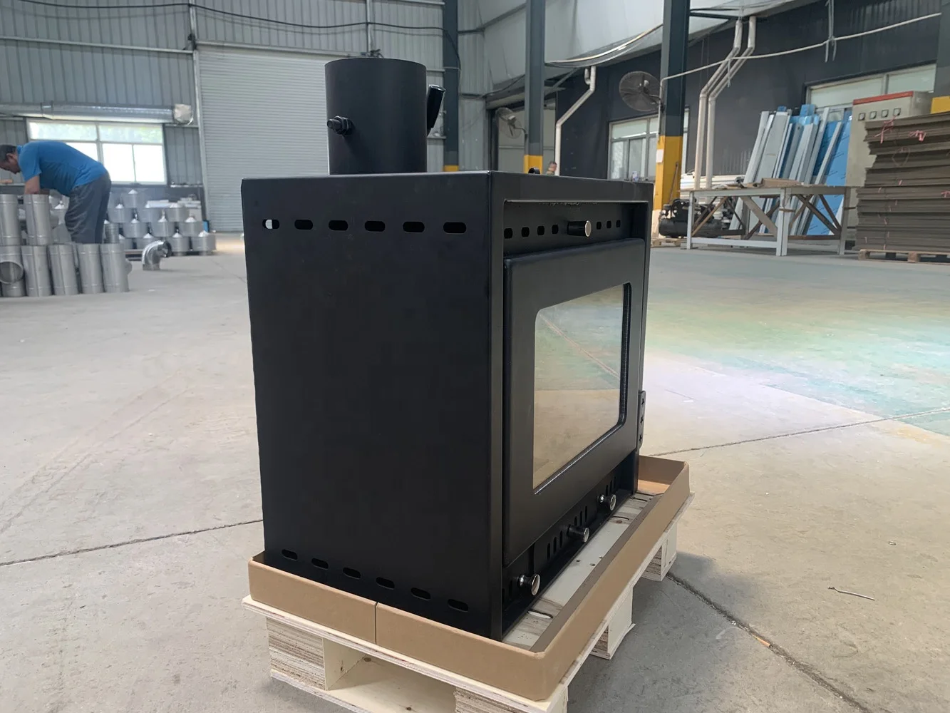 China Factory Direct Hot Selling Steel Fireplace Insert BSC340