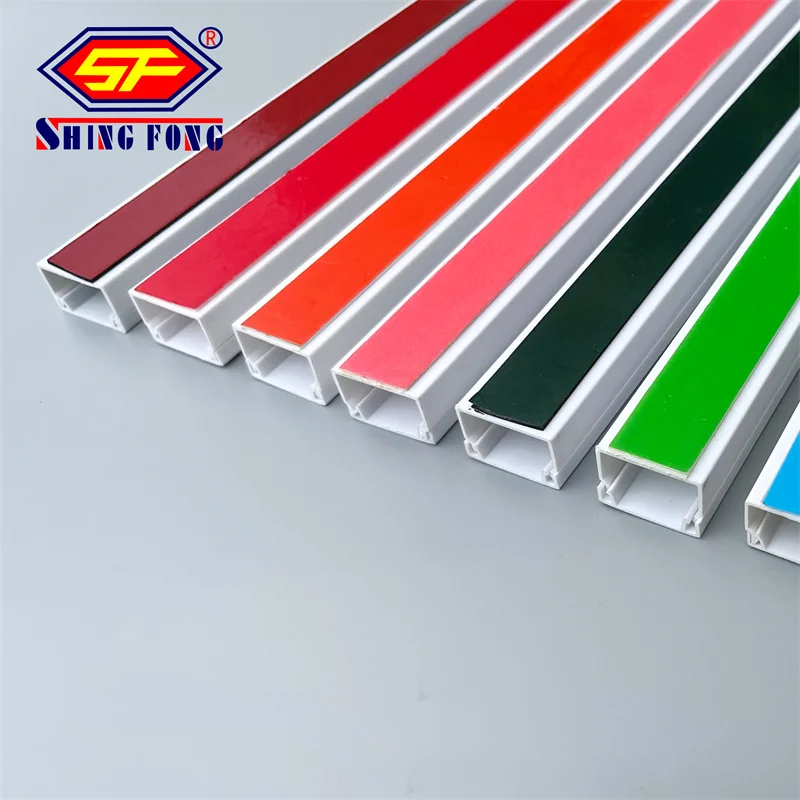 Electrical PVC Wiring Gutter Size 10X10MM 15X10MM  20X10MM Cable De PVC Canaleta