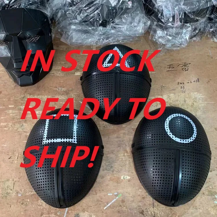 Лидер продаж, косплей, тушь для ресниц, маска, игра кальмар-Гама, vip-лицо, косплей, солдат, сетчатый шлем, набор