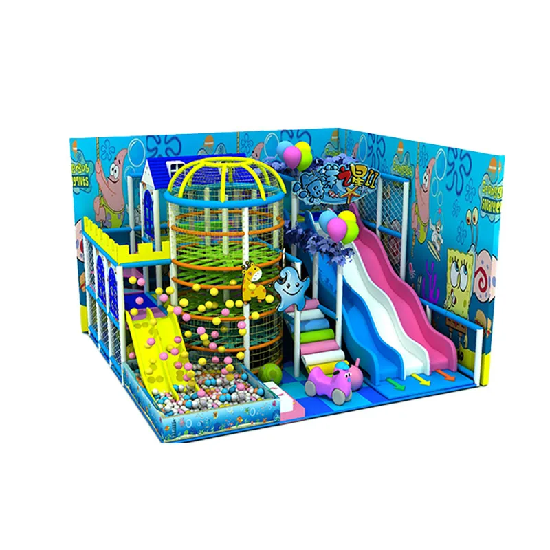 BAIQI Custom Indoor Playground Equipment for Kids Soft Play Theme Park Design