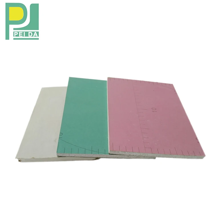 Interior Fireproof Waterproof Drywall Gypsum Board