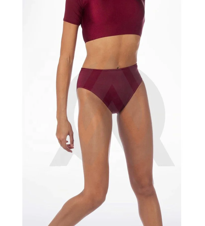 Women Low Waist Elastic Waistband Dance Booty Shorts Girls Shiny Stage Performance Shorts Ballet Shiny Dance Shorts