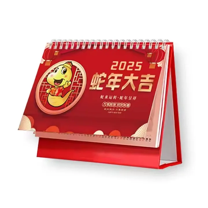 Factory Supply  desk calendar 2025 promotional desk calendar creative table desk calendar