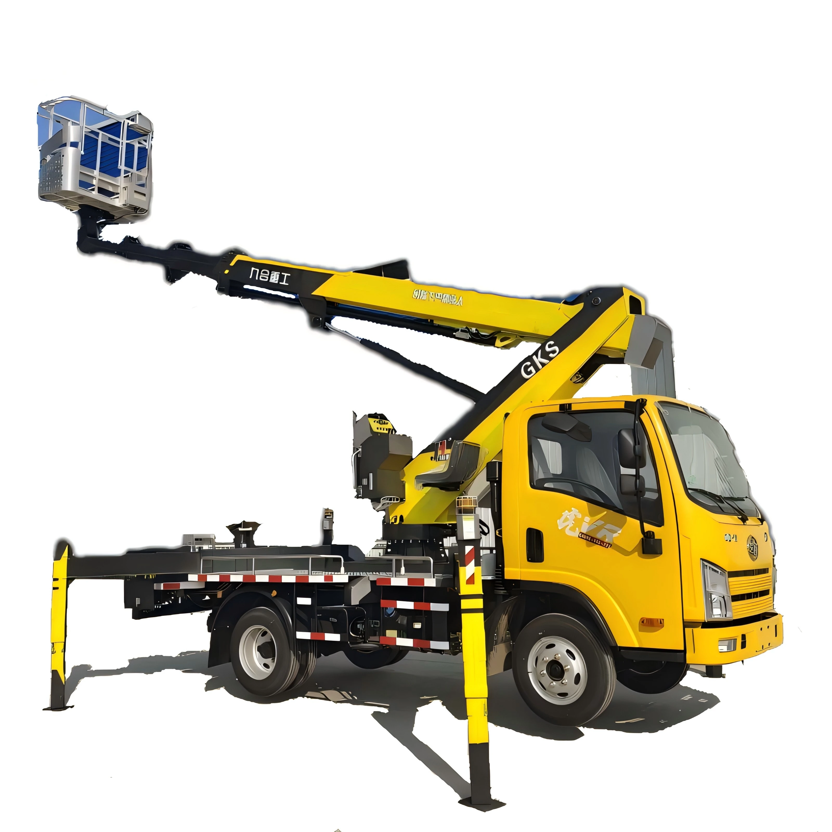 JIUHE Aerial Work Vehicle Small Aerial Work Platform Truck Construction Site High Altitude Basket Car 29m Aerial Lift Truck