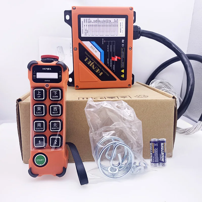 H108 Juuko 8 buttons Single speed industrial crane wireless radio remote control Manufacturer 110v 220v 380v 120v 24v 36v