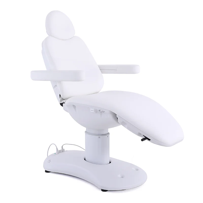 Luxury Electric Facial Bed with 3 Motors for Beauty Salon Adjustable European Style Comfort Lash Massage Table