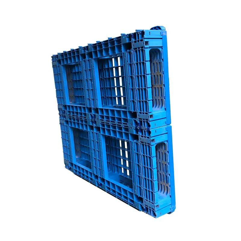 Heavy Duty Automated Storage Retrieval Systems 1200*800 Euro Plastic Pallet with 3 runners