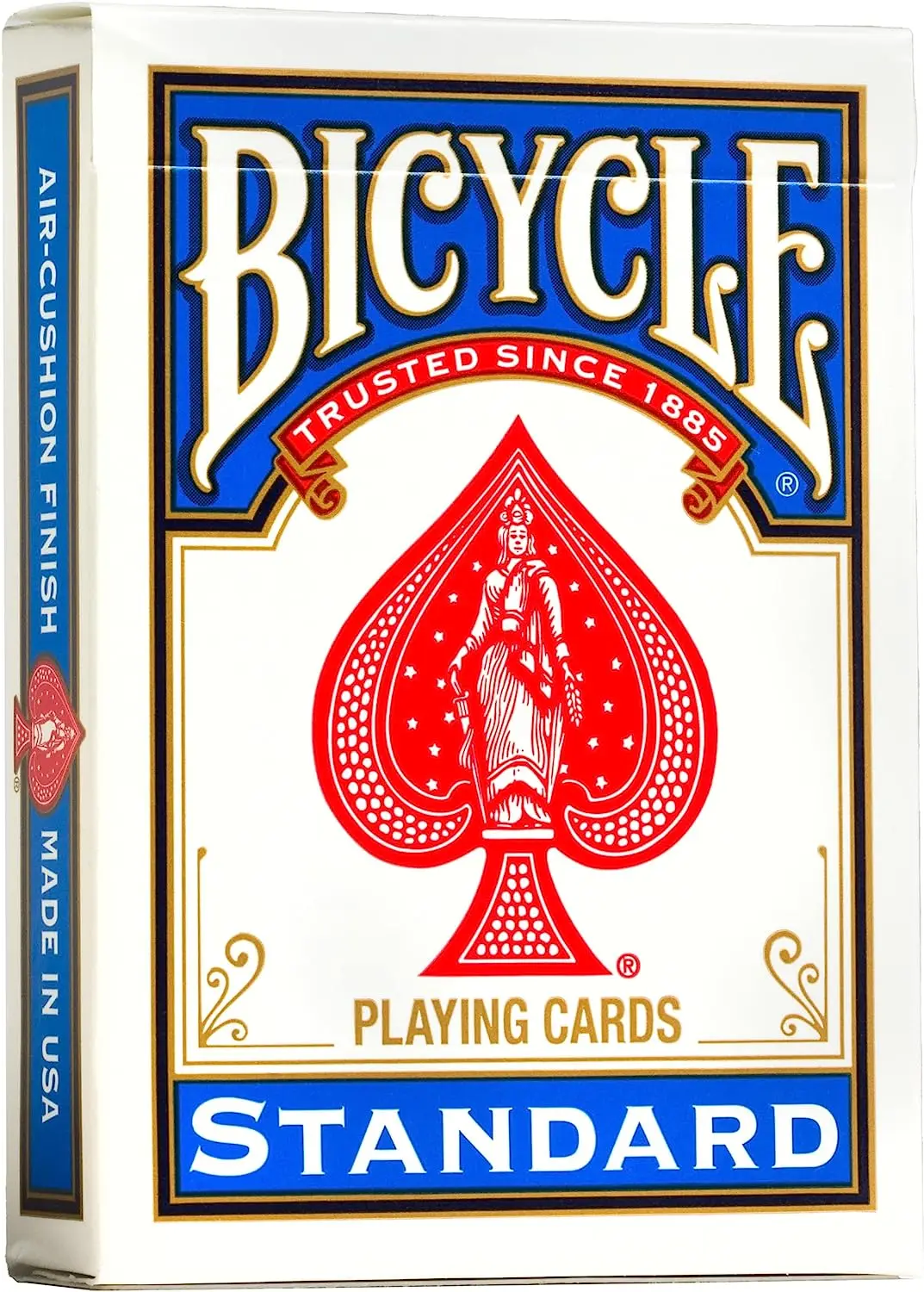 Bicycle Rider Back Playing Cards Magician Standard Index T Shape Poker Premium Playing Cards Pack Red Blu