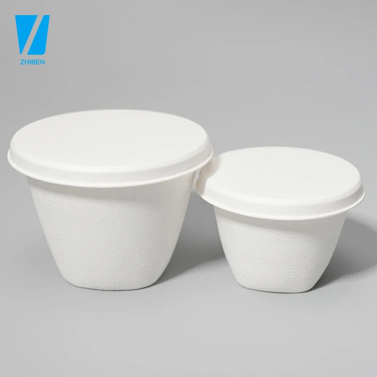 Sauce Cup Manufacturer Customise Tiny Bagasse Disposable Biodegradable Sauce Cup