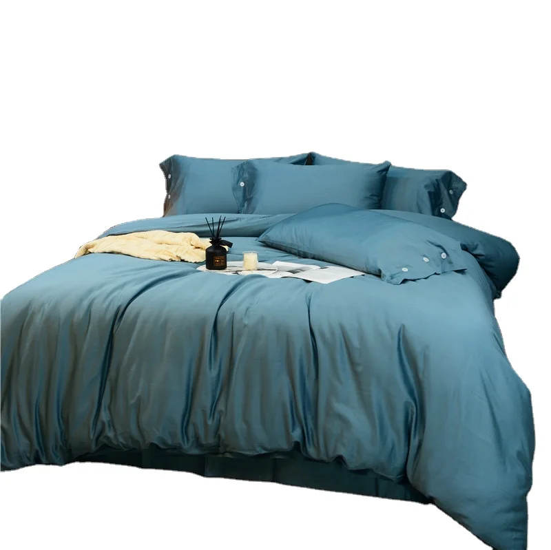 Bedroom furniture cotton bed sheets Luxury home use products Set popular strength cotton beds bedding