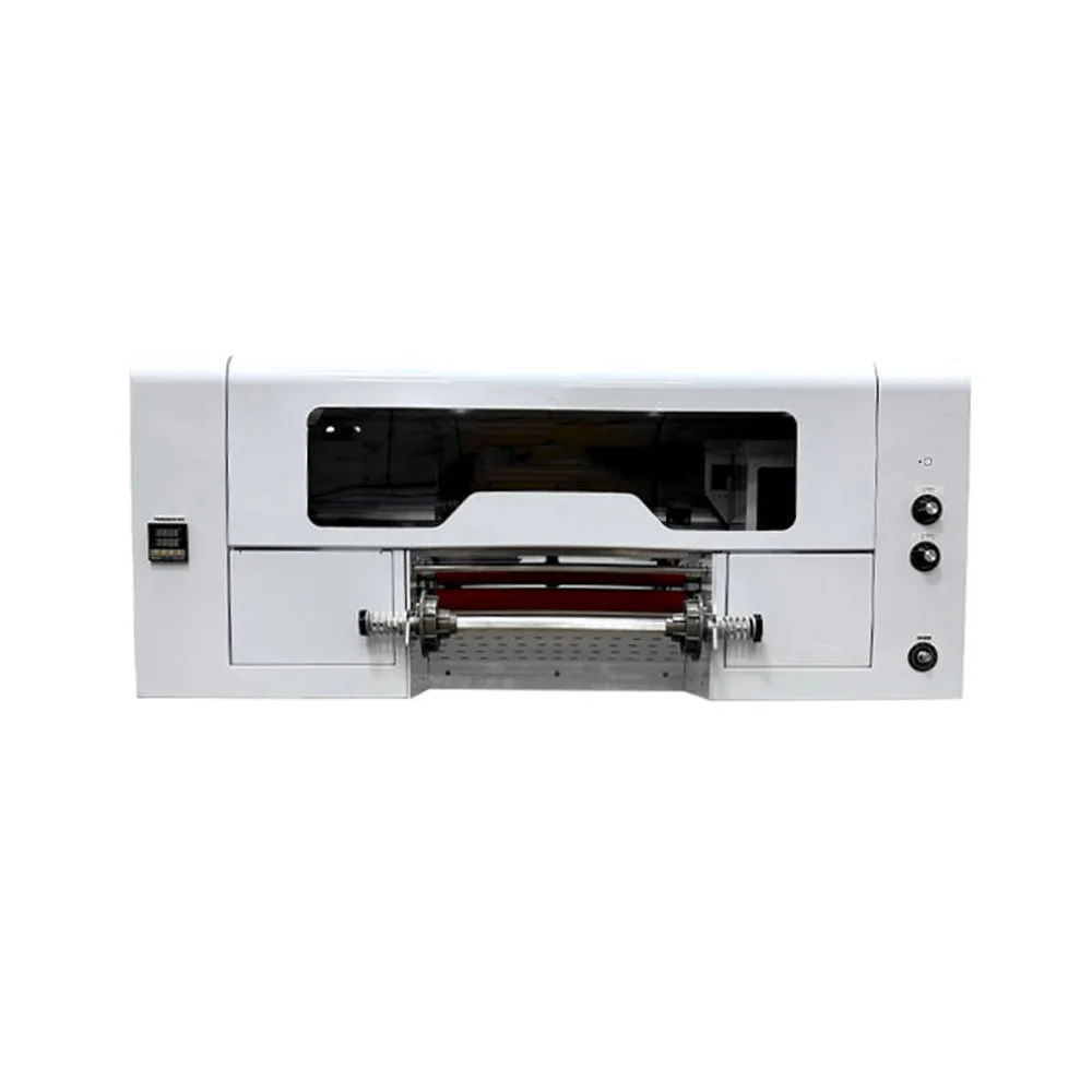 30cm small business  UV DTF Printer Automatic High Precision AB Film Uv Roll to Roll Printer