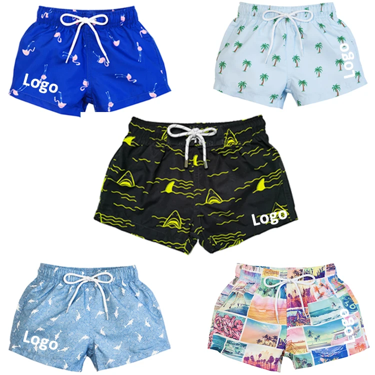 custom toddler baby boy swim short trunks kids children beachwear shorts for boys