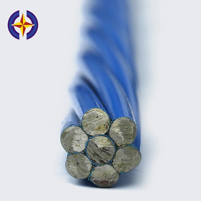 Prestressing tendons 7 wire low relaxation grade 270 pc strand high tensile steel wire
