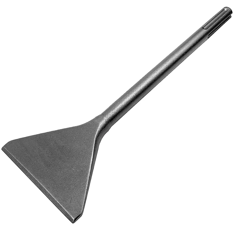 6 Inch SDS Max Shank Wide Tile & Thinset Floor Scraper Scaling Chisel For Rotary Hammer Drills