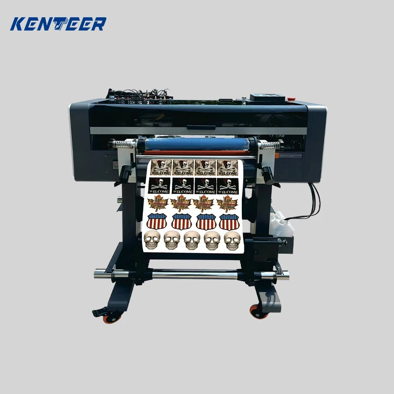 A3 uv dtf printer with laminator Roll to Roll UV DTF Printing Printer Wholesale Price 2 in 1 Combo Set UV DTF Printer