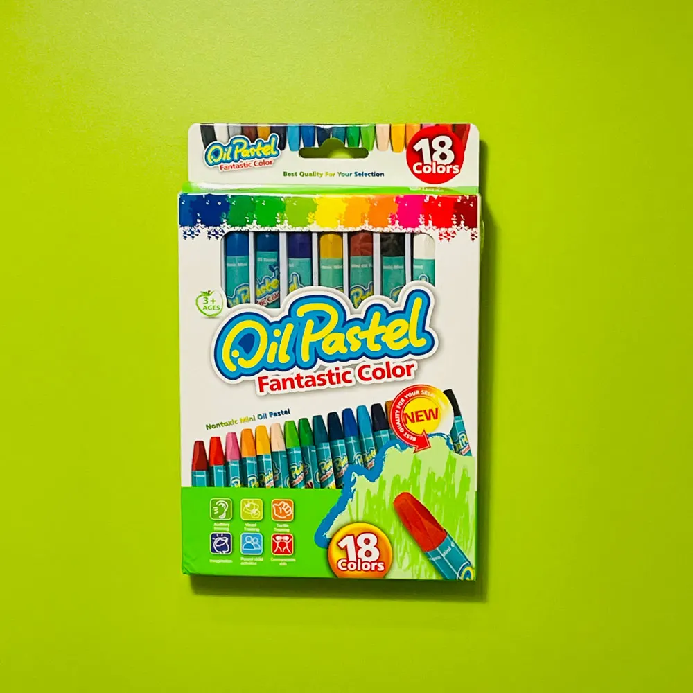 GF New Design School 12/18/24/36 Colours Non Toxic Mini Caryon Oil Pastels Set DIY Kids Art Painting Drawing Oil Pastels