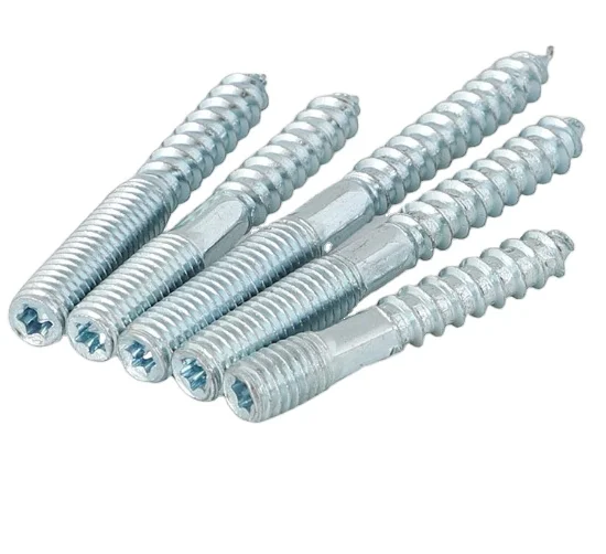 High quality metal Galvanized double end wood Screws with good service