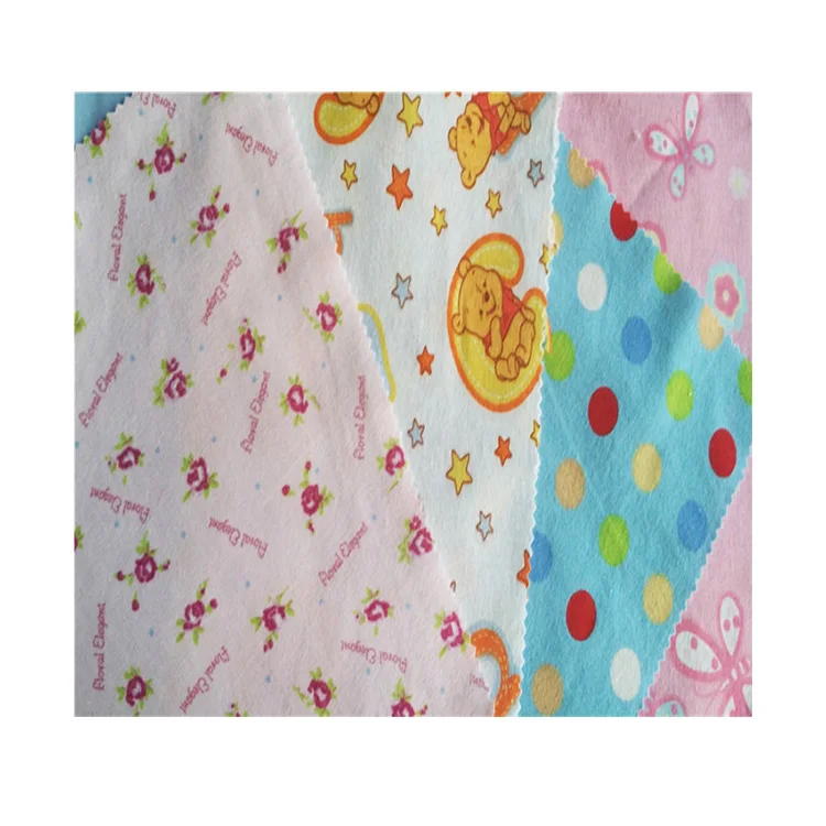Фланелевая ткань из 100% органического хлопка для малышей