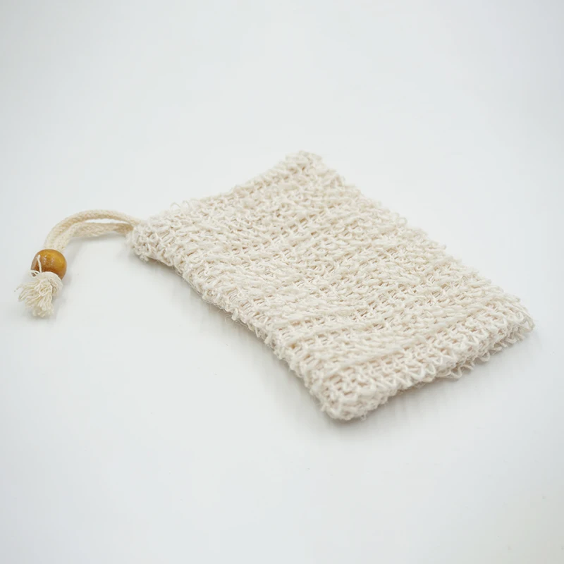Loofah Soap Mesh Net Bag Eco Friendly Natural Loofah Mesh bath sponge bag Exfoliating Sisal Soap Packing Saver Bag