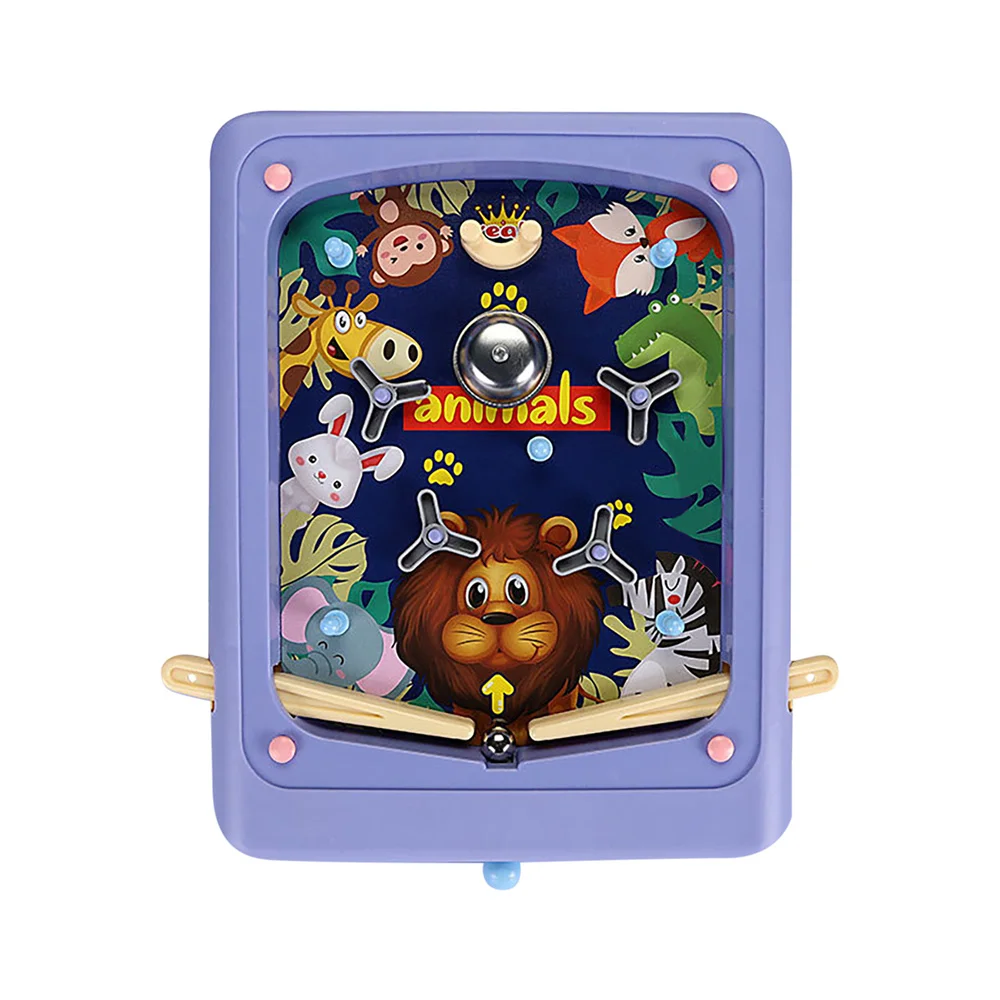 Creative Intelligence Pinball Board Game, Kid Fun Pinball Machine Educational Toys//