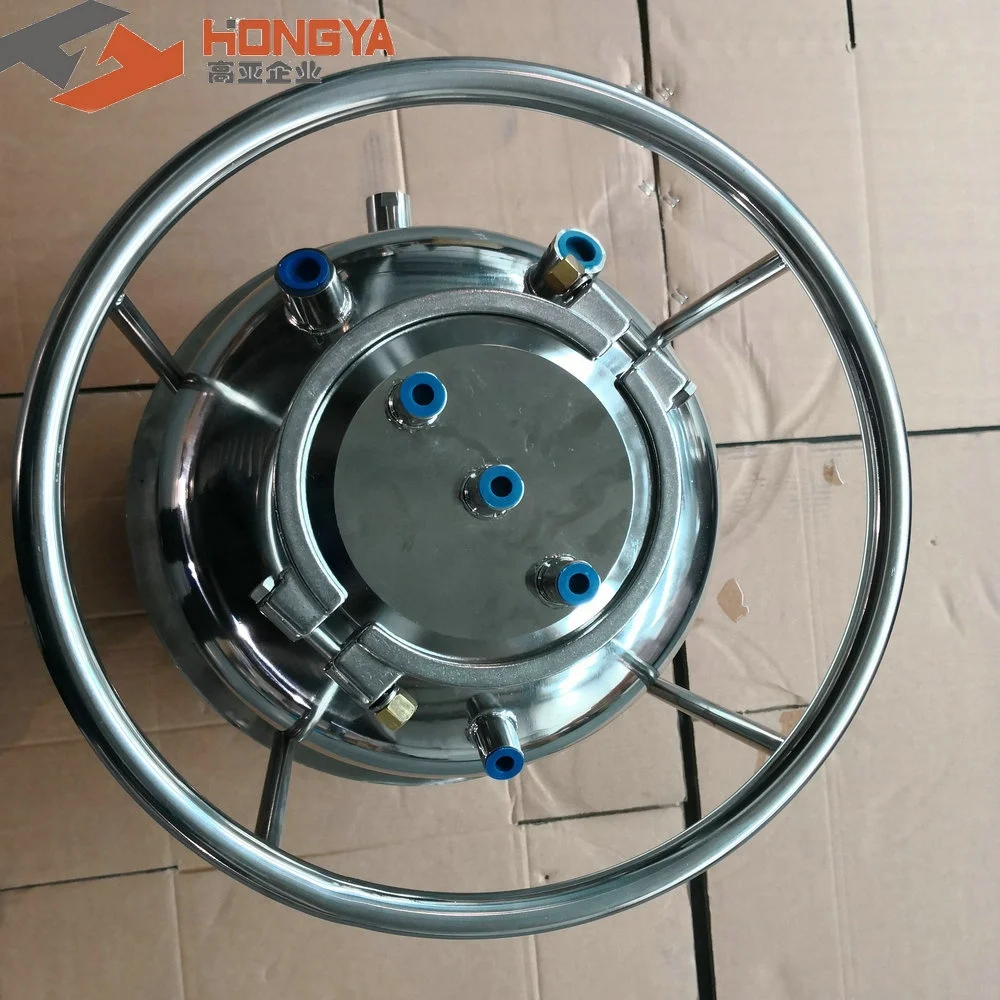 Stainless Steel 25LB-200LB Double Jacketed Solvent Recovery Tanks WITH Condensing Coil for Closed Loop Extractor System