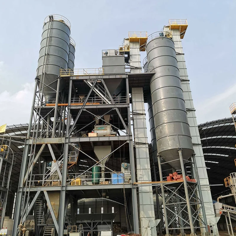 simple dry mortar mixing plant line ceramic tile adhesive mixing machine Dry Mortar Production Line Manufacturer