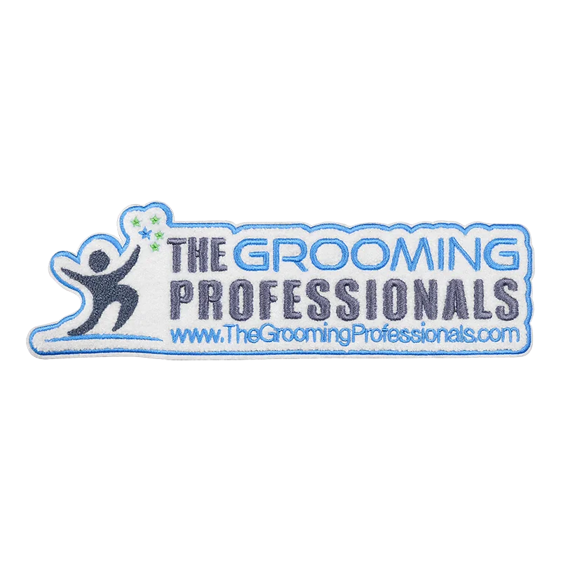 Custom Logo 3d puff iron on heat press embroidered patch letter embroidery chenille patches for clothing