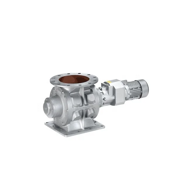 Silo discharging cement flap  rotary valve airlock