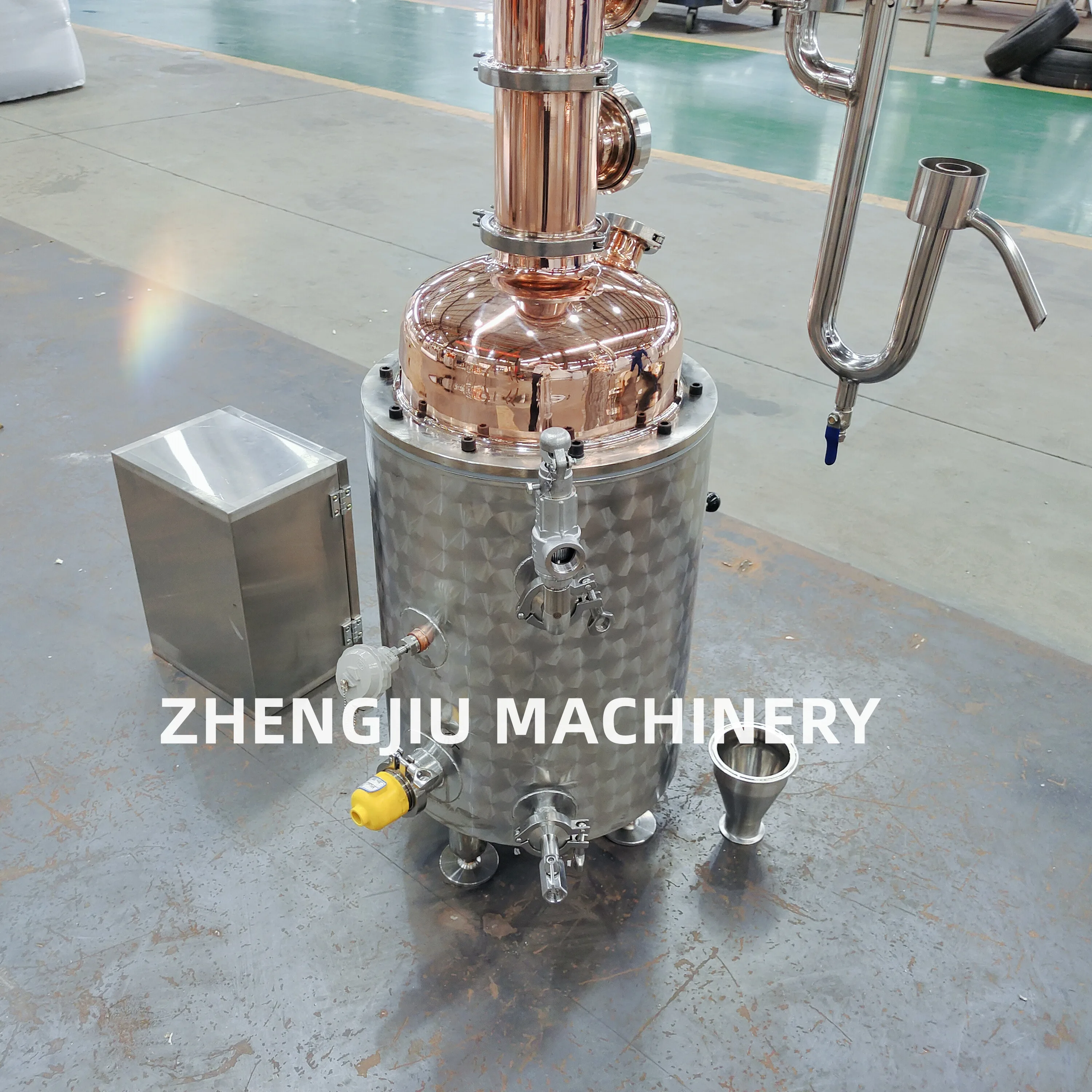 Alcohol Distiller Boiler Wine Distillation Equipment Mini Distilling Machine