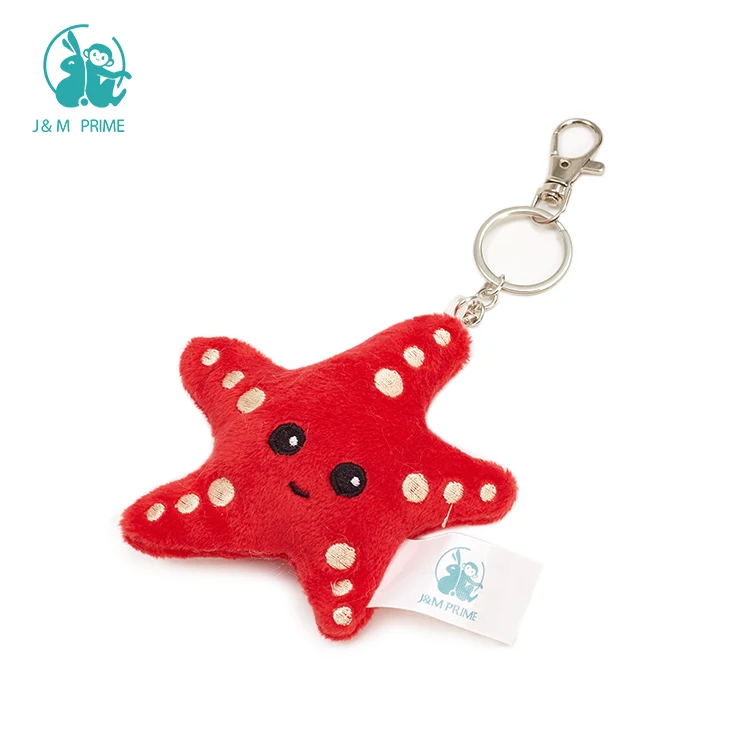 Manufacturer novel customized stuffed sea animal toys plush manta ray keychain