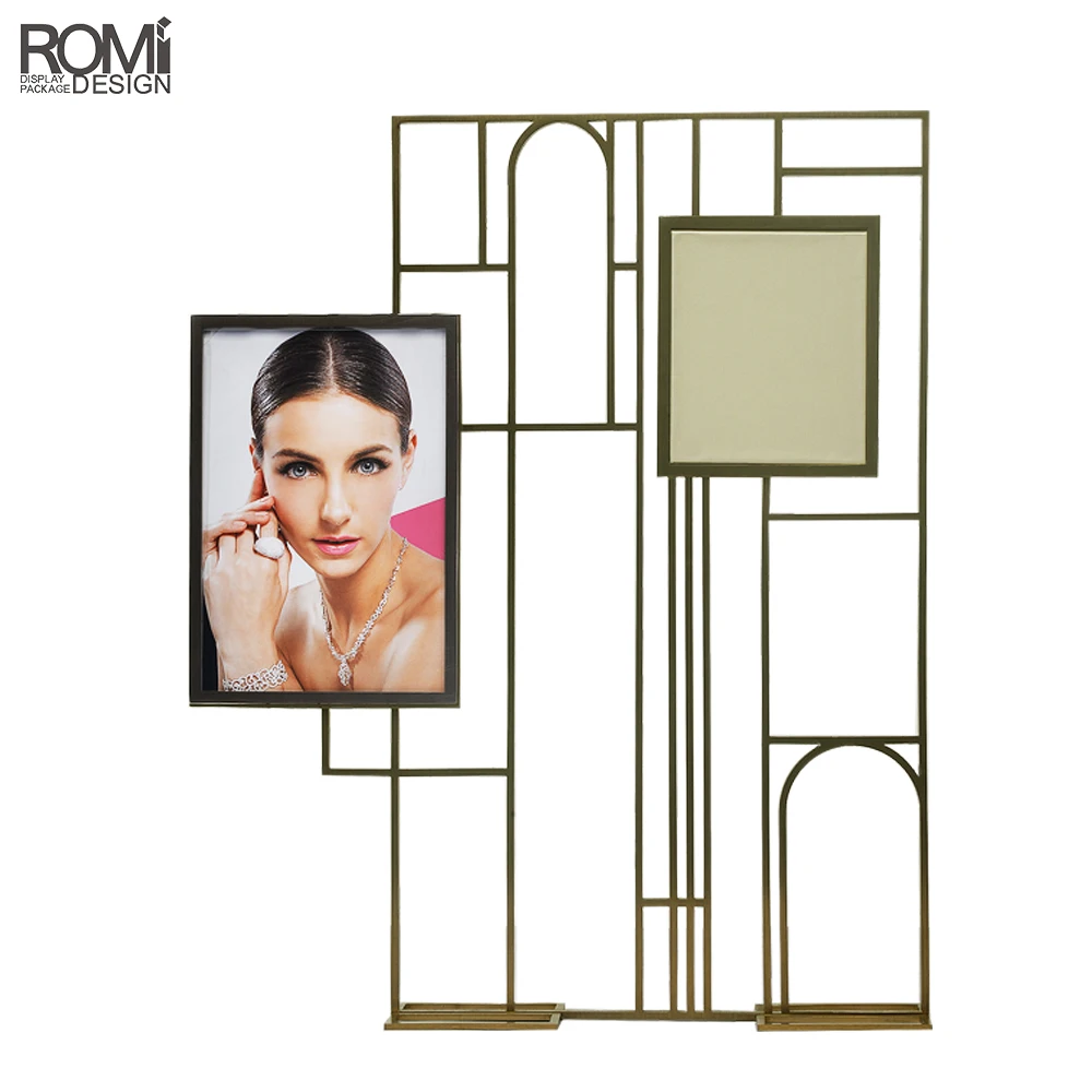 Серый ювелирный дисплей упаковка металлические ювелирные изделия набор для шкафов окон